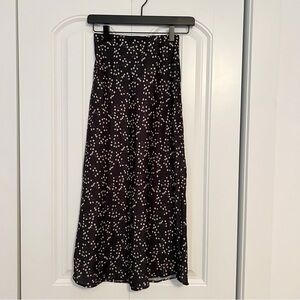 Urban Outfitters Satin Floral Slip Skirt Size XS